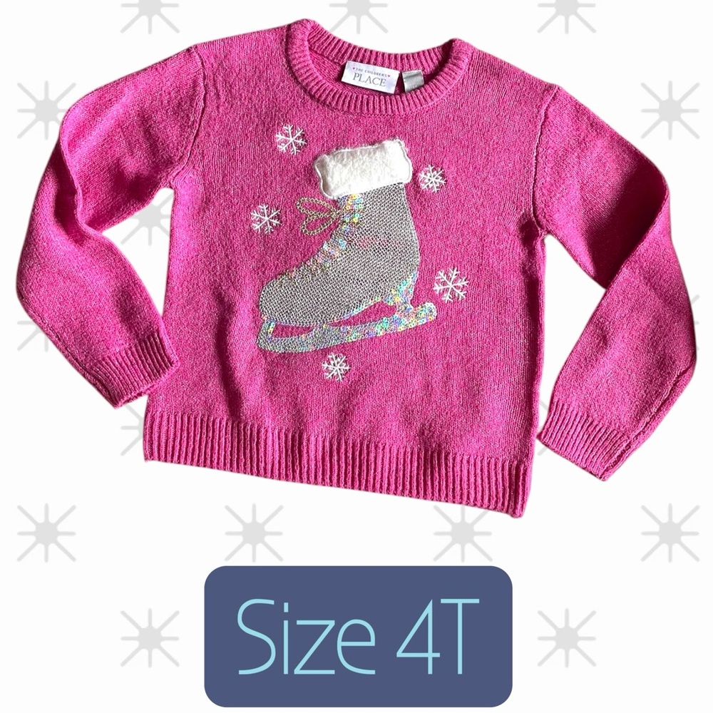 NWT The Children's Place Fuchsia Sweater